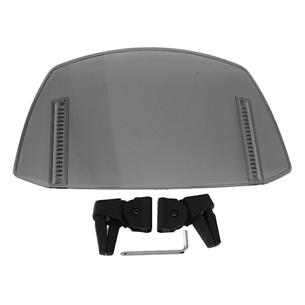 Motorsykkel Justerbar Vindskjerm Universal Passform Vindavviser for MT07 MT09 MT10 R1 R3 FZ6 TMAX530 TMAX 500 Røykfarget