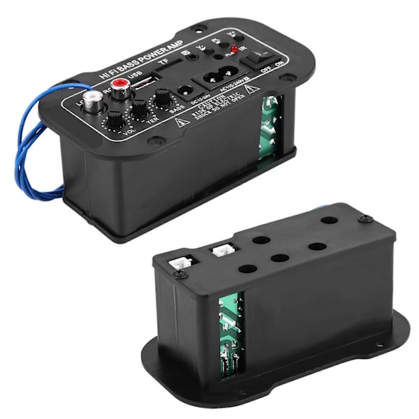 5 Tum Auto Bil Digital Bluetooth Förstärkare Hifi Bas Hög Effekt Stereo Ljud AMP