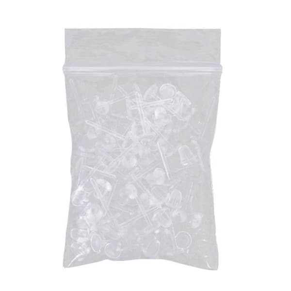 50 stk./sett Unisex Klar Plast DIY Smykketilbehør