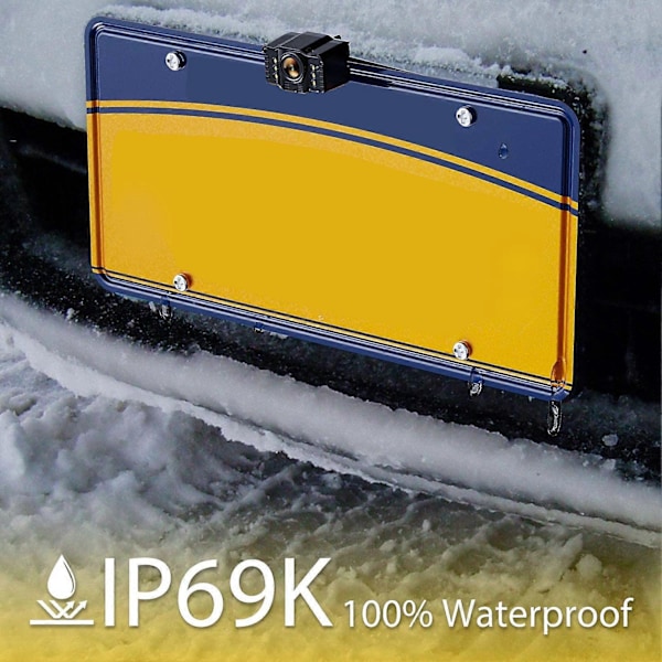 WiFi HD Ryggekamera IP67 Vanntett 18 LED DC12V til 36V Klart Bilde for IOS for Android for Bil Lastebiler RVs Tilhenger