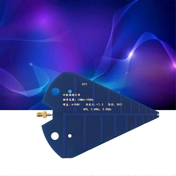 UWB Logperiodisk Antenn HT5 Antenn 1575MHz 2.4GHz 5.8GHz Kartläggning Bredbandsantenn