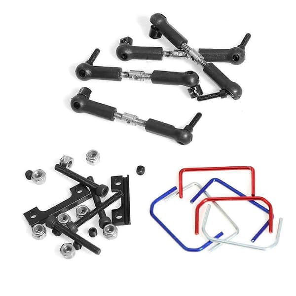 RC Bil Front og Bag Anti-Roll Bar Kit til 1/16 ,Slash RC Bil Opgraderingsdele