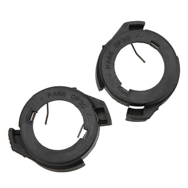 2 stk. LED Forlygteadapter Professionelt Design ABS Materiale Nem Installation Lavt Strømforbrug Pæreholderadapter