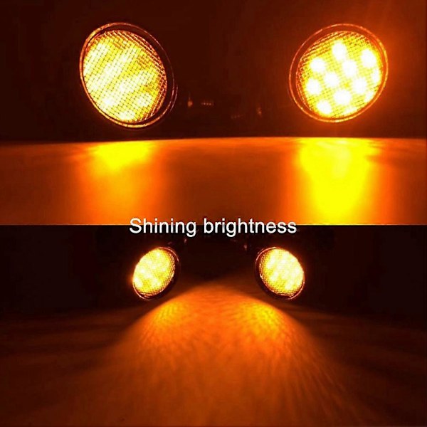 Metal Skal Retro Gitter Motorcykel Blinklys LED Bremselys Flash Lampe (Sort)