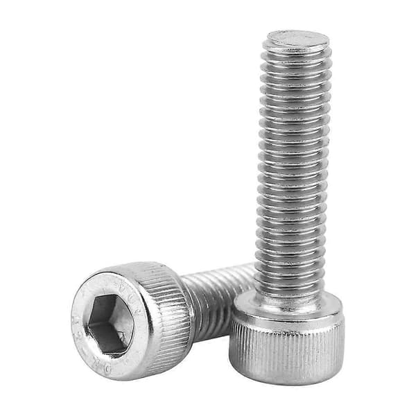 Stål Hex Socket Cap Head Skruer med Hex Møtrik Skiver Sortiment (M8x60stk)