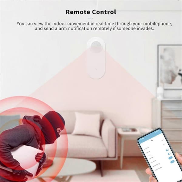 Tuya Zigbee Mennesketilstedeværelsesdetektor, Luminans/Avstandsdeteksjon, Smart PIR Bevegelsessensor Støtter Zigbee 3.0
