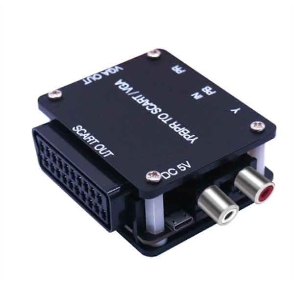 YUV - RGBS YPBPR - SCART YPBPR - VGA -komponenttimuunnin pelikonsoleille, RGBS - värierokomponentti