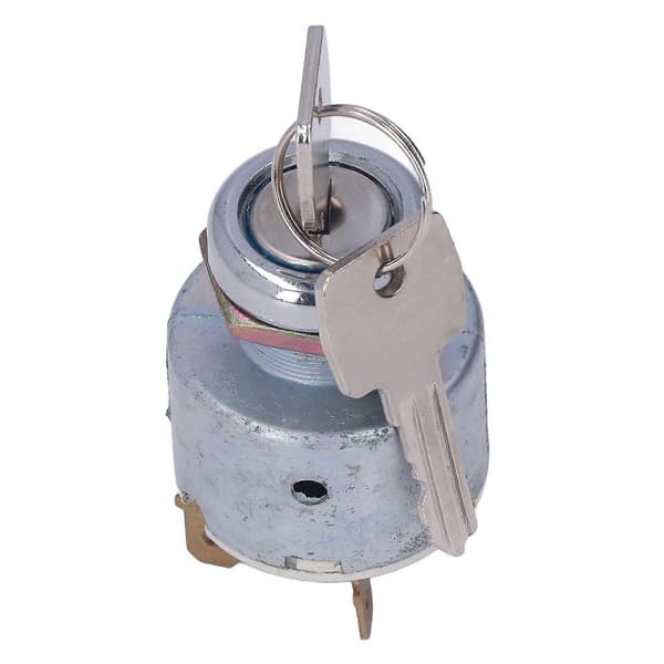 Tændingslås Universal Starter 3 Terminal 3 Positioner med 2 stk. Nøgle DC 12V til Bil Lastbil
