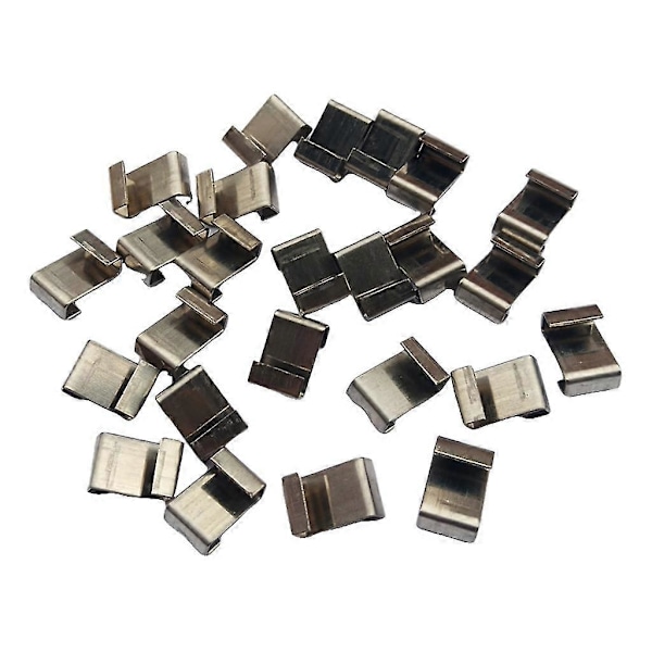 25 st Rostfria Z-Lap Typ Växthusglas Clips Trädgårdstillbehör Clips