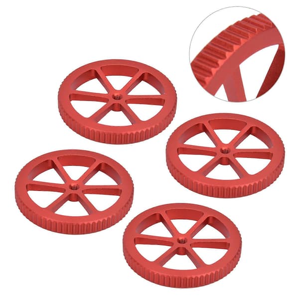 4 st Nivelleringsmutter CR10 Aluminiumlegering med Fjäder 3D-skrivartillbehör Set Kit för Ender 3