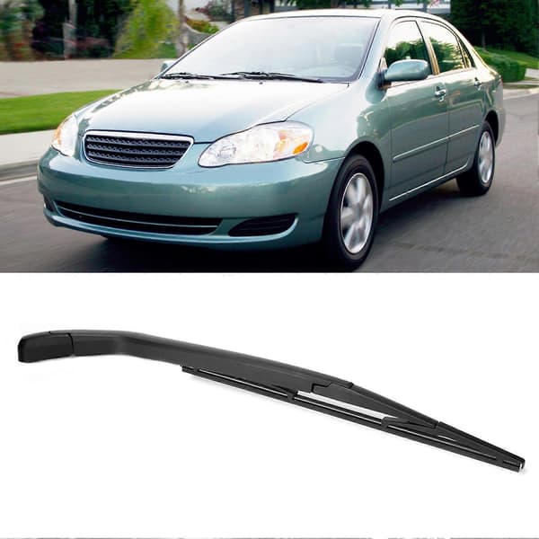Bil Bakre Vindruta Torkararm &amp; Blad Set Passar Toyota Corolla Hatchback 2001-2007