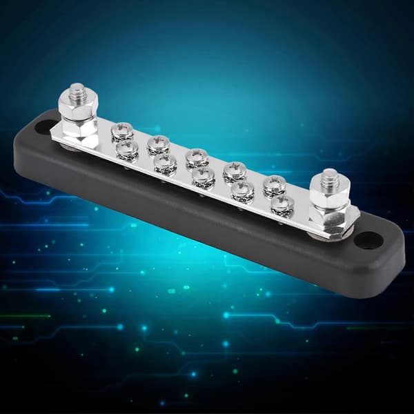 10 Positioners Samleskinne Elektrisk Terminal Junction Block W / 2 Stud AC 130A DC 150A