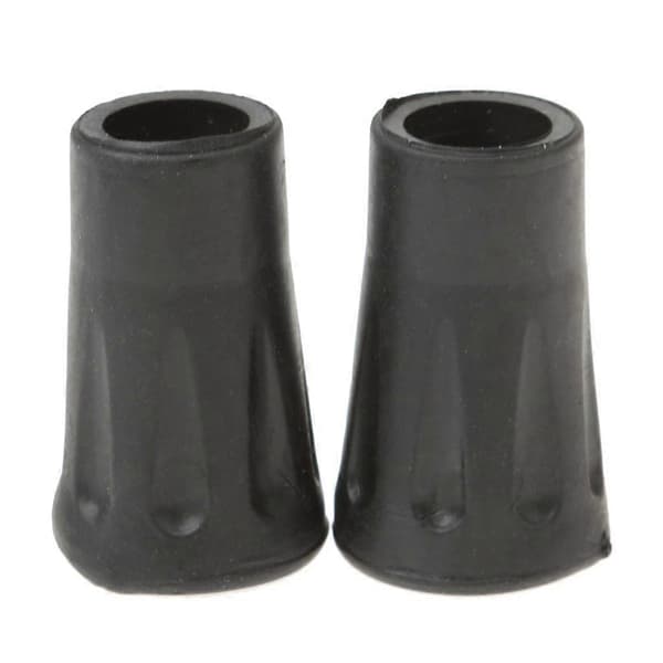4 stk Erstatningsgummitupper for vandrestaver, gåstaver, trekkingstaver 4cm