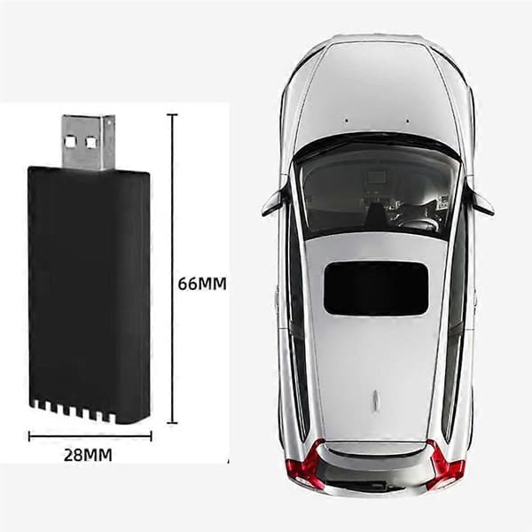 Langaton Carplay Dongle Mini USB AI Box Bluetooth-sovitin Plug and Play WIFI AI Voice Langaton CarPlay -sovitin