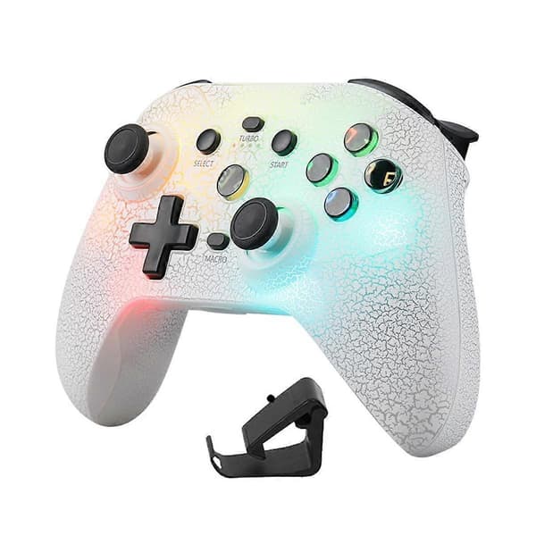 Ns21 Trådløs Spillkonsoll+Stativ for Switch///Android/Ios 6-Akse Gyro Joystick Dobbel Motor Bluetooth Gamepad B