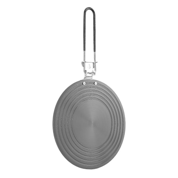 Varmeledningsplate Aluminiumlegering Komfyrtopp Varmespreder Reduserer Flammebeskyttelse Simreplate med Avtakbart Håndtak for Kjøkken 28cm/11.02in