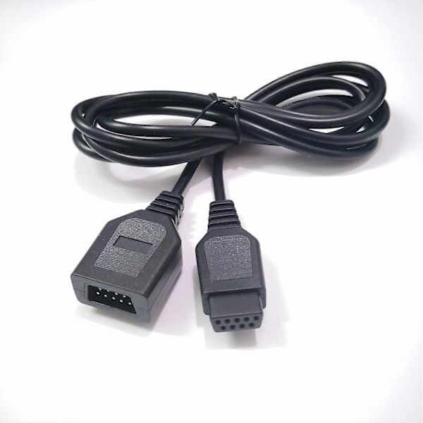 Skjøteledning Plug-And-Play 9 Pin 16-bit Bøybar Enkel Installasjon 1,8 Meter Kontroller Skjøtekabel for Sega II III Grips