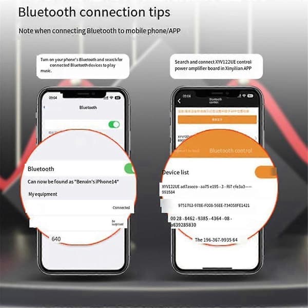 220Wx2 Förlustfri Bluetooth Ljudförstärkarmodul Stereo Hög- och Lågbaskontroll TPA3251