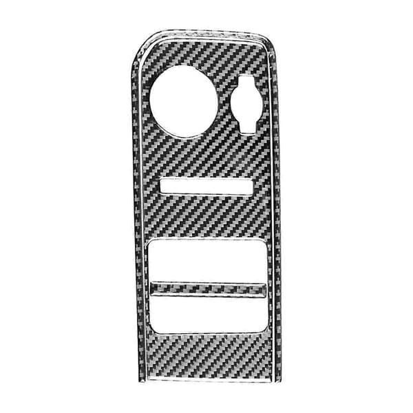 Carbon Fiber LHD til Sirrra 1500 14-2018 Forlygte 4WD Mode Switch Panel Trim Interiørtilbehør, C