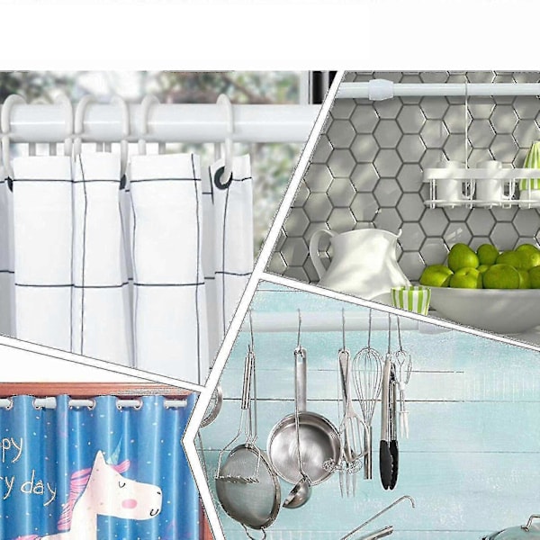 Justerbar gardinstang 2PCS 40cm-70cm