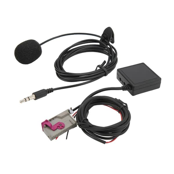 32-nastainen Bluetooth AUX -tulokaapeli stereoadapteri mikrofonilla, korvaa A3 A4 A6 A8 TT R8 -mallit