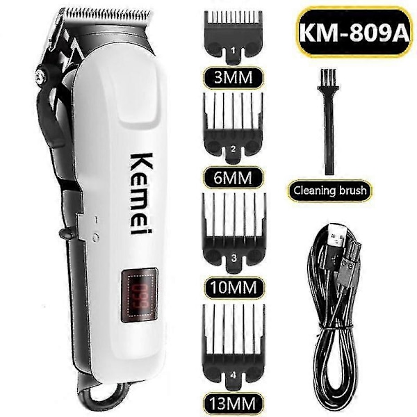 Professionell Barberare Hårklippare Trimmer Uppladdningsbar Elektrisk Hårtrimmer Klippmaskin Män Barberare Hårklippningsmaskin