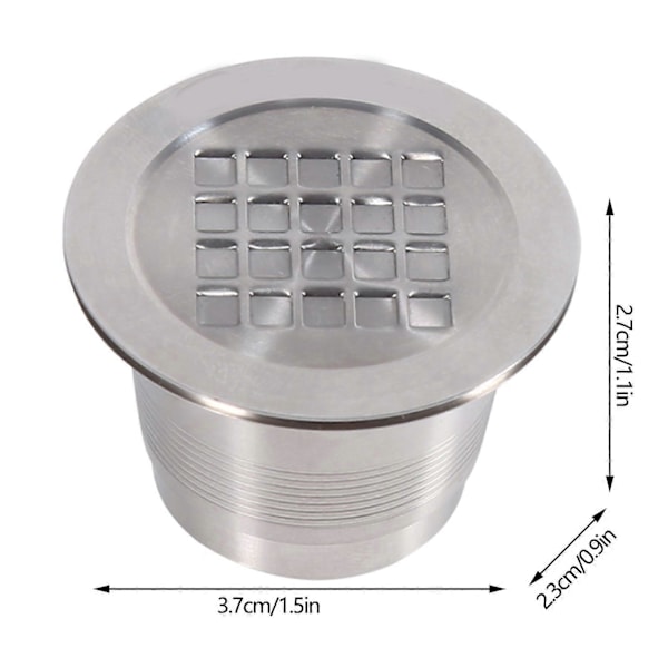 Rustfri Stål Gjenfyllbar Gjenbrukbar Kaffekapsel for Nespresso Maskin (Gjenget Overflate)