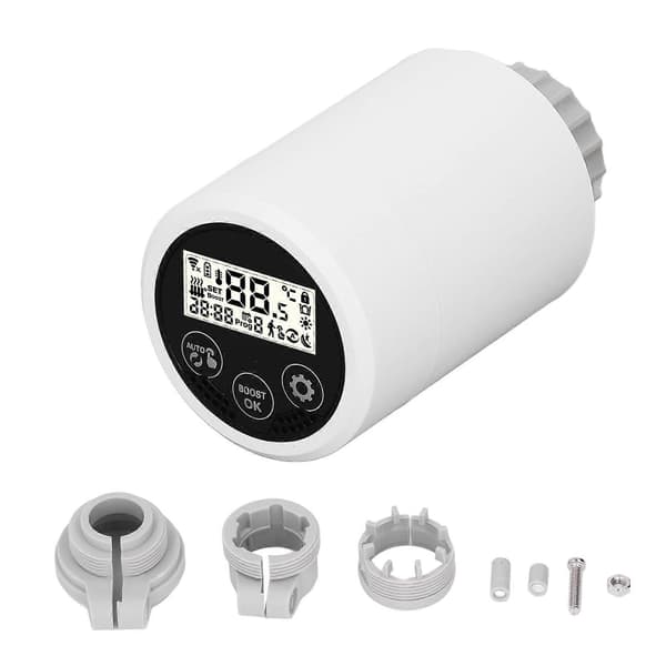 Smart Radiatorventil Intelligent Termostatventil Mobilappkontroll Radiatorstyring for Zigbee