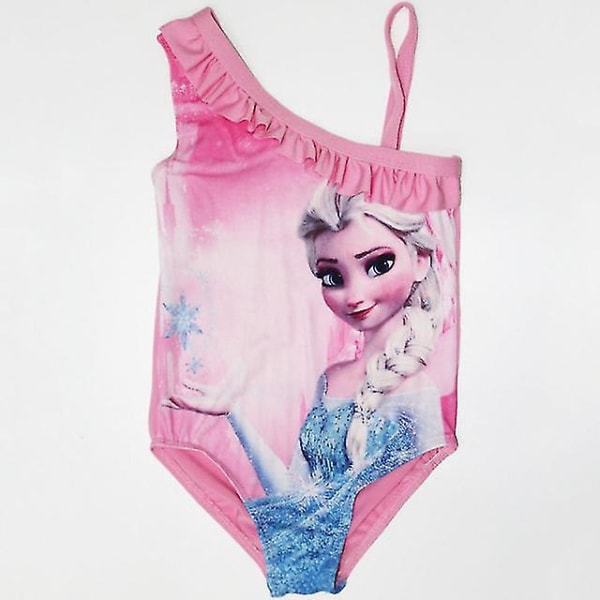 Flickor tecknad baddräkt i ett stycke babykjol söt bikini baddräkt style 5 XL