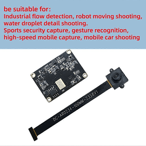 USB Globaali Suljin Split -kameramoduuli 1080P90 Frame AR0234 Teollisuuskamera Nopea Kaappaus Ilman Ajuria B