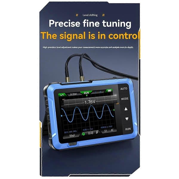 Digitalt Oscilloscop Signalgenerator Multimeter 2i1 Bærbar Mini Håndholdt Oscilloscop 48Ms/S Samplingshastighed