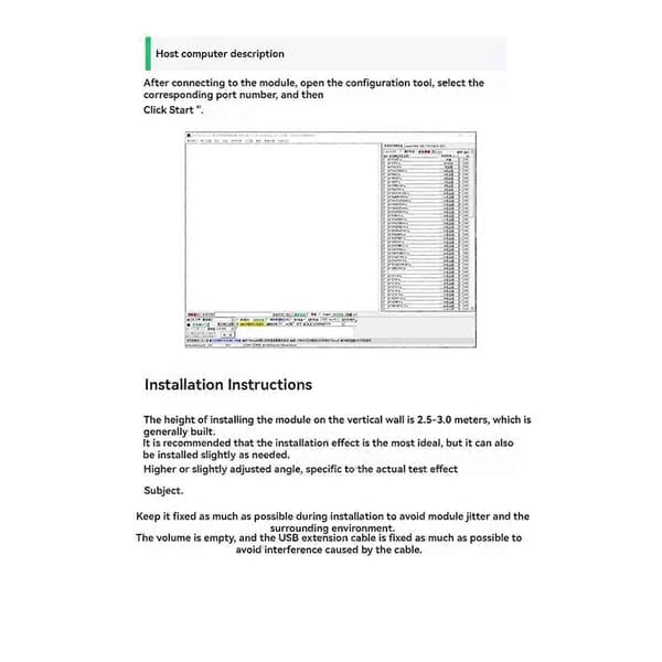 LD6001C 60GHz MmWave Radar Sensor Passagerflow Statistik Sensor Modul Indgang/Udgang Menneskelig Tilstedeværelses Sensor Modul