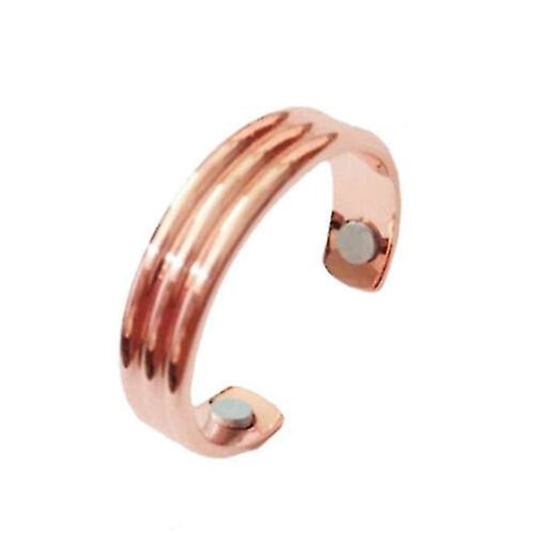 Apollolostory Magnetisk Ring för Lymfdränage Embossing Rose Gold