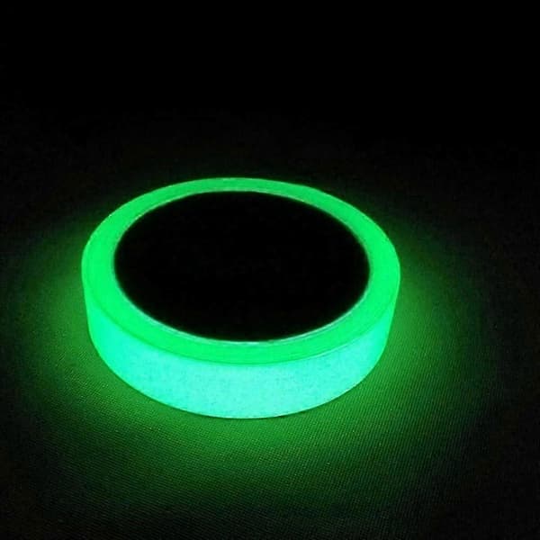 Formet selvlysende tape, selvklebende tape, selvlysende tape, 10 mm x 10 m