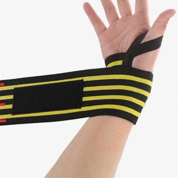 Handledsrem för tyngdlyftning Kompressionshandledsband Elastiskt handledsband Träningsutrustning Band Sport Handledsskydd C