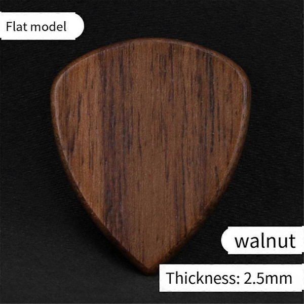 Gitarrplektrum i trä, Gitarrplektrum i trä för elgitarr, akustisk gitarr eller basgitarr, Agarwood