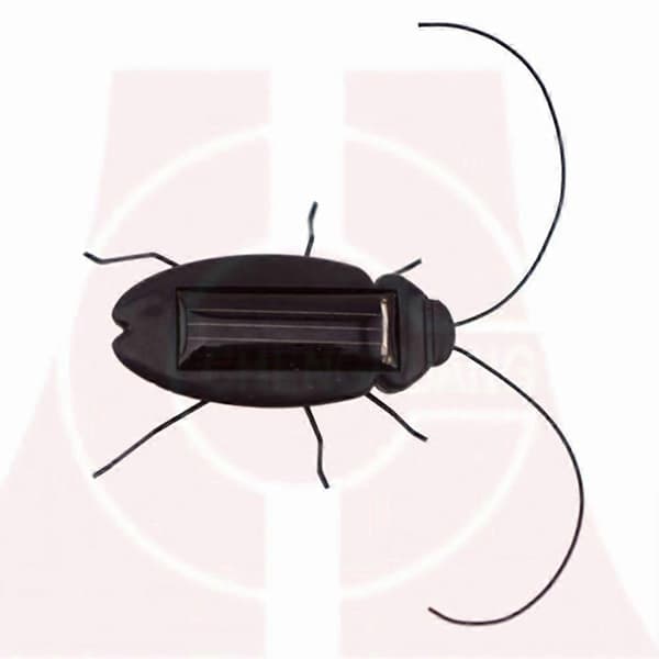 2 st soldrivna insektsleksaker, simulerade gräshoppa och kackerlacka, undervisningsleksak för elever och pojkar (1 st gräshoppa + 1 st kackerlacka)