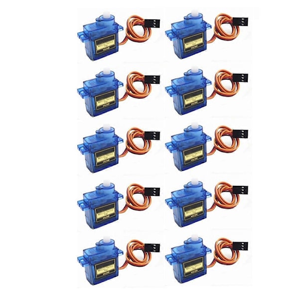 SG90 Mini Växel Mini Servo 9G 1.6KG Mini för RC 250 450 Flygplan Helikopter Bil Fordon Båt Modeller Reservdelar