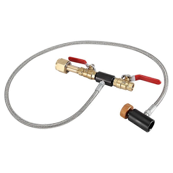 CGA-320 CO2 Cylinder Påfyldningsadapter med Slange Til Fyldning af Sodavandstank 36 uden Måler