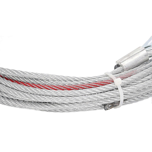 4500LBS Spilkabel Wire Rustfrit Stål Reb 5,5 mm Diameter 10 m Længde til Bugseringsspil