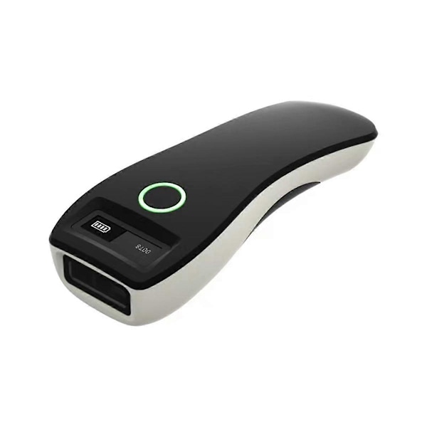 Streckkodsläsare HBA-W6 Trådlös 1D/2D CMOS-skanner USB Bluetooth Mini Fick-QR-läsare för IOS Android Windows (Vit)