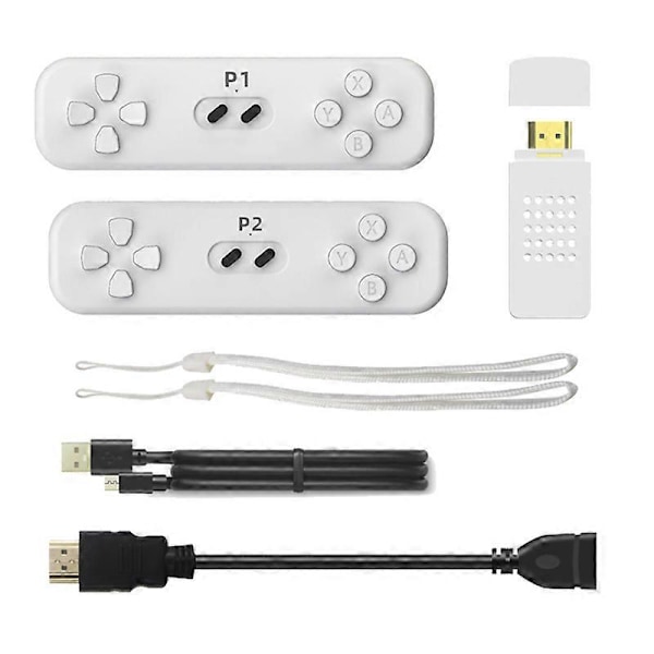 Retro Game Stick med 2.4G Trådløs Controller 4K Klassisk Bevægelsessensor Spillekonsol Videospil Indbygget 800 Spil