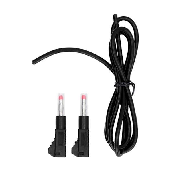 Banan Testledning 4mm Messingdeler PE Skall 32A 1000V Sett Kit for Elektrisk Testing Svart