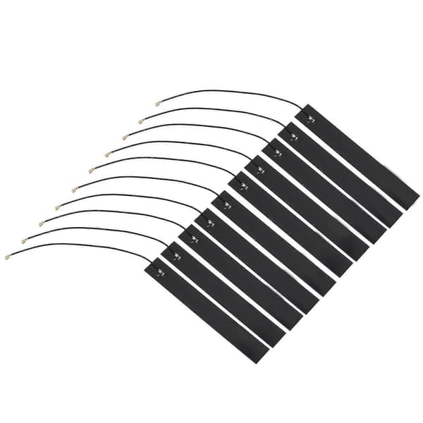 10 stk. Antenne Stabil Transmission Bredt Område IPEX Interface Stærk Anti Oxidationsevne Intern Antenne