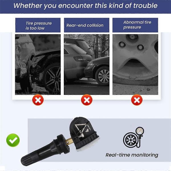 13544442 Dekktrykk Sensor Overvåkingssystem TPMS 433Mhz for CT6