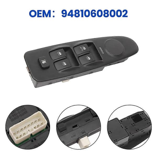 Bil Elektrisk Vindueskontakt Knap 93570-2D100CA 14 Pins til 2.0L 2001-2006 LHD