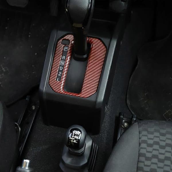 Gear Shift Panel Cover Trim Sticker til 2019-2020 JB74 JB64 LHD Biltilbehør, Kulfiber