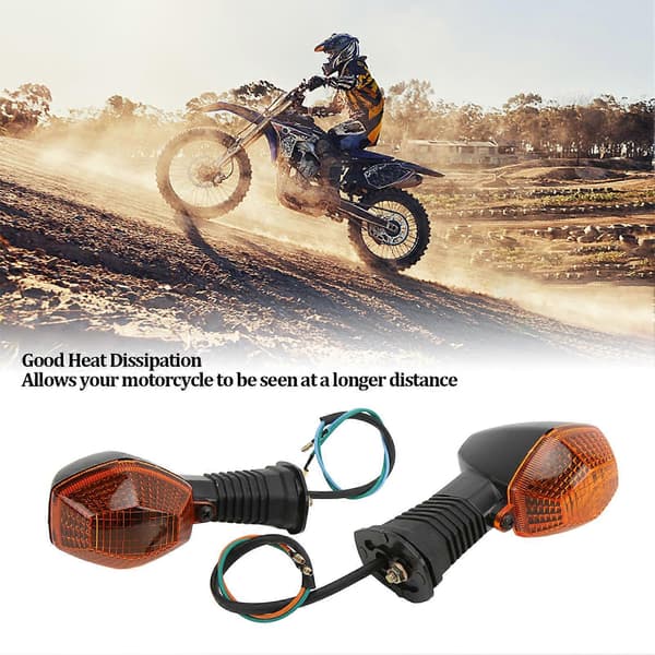 Motorcykel Blinklys Foran Udskiftning til SUZUKI DL 1000 VStrom 2006-2012 (Brunlig)