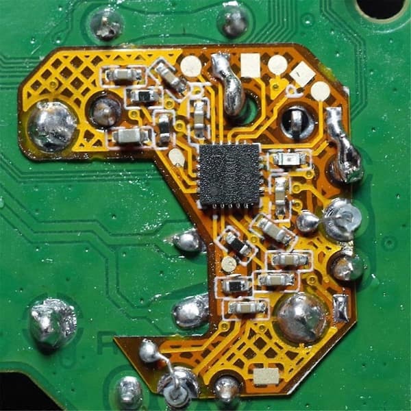 For Joystick Hall Driver Board Hall Effect PCB Gamepad Kan Kalibreres Av System Etter Installasjon(B)