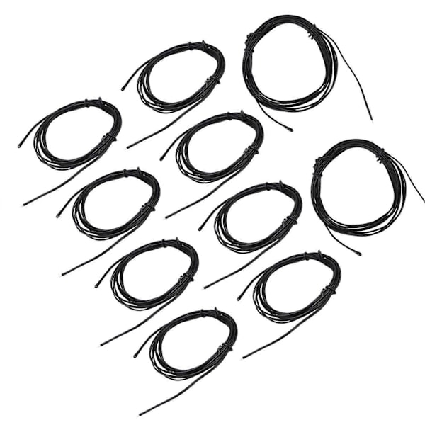 10 stk. NTC Termistor Temperatur Sensor Probe Dråbeformet Spids Epoxy Resin Konnektor 2 meter 10K B3950